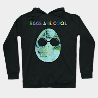 Art Acrylic artwork abstract Easter Egg Hoodie